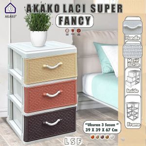 LEMARI PAKAIAN LACI AKAKO LCR 3 SUSUN LCR  4 SUSUN LCR 5 SUSUN LACI PAKAIAN LEMARI PLASTIK LEMARI PINTU LACI MINIMALIS LSM AKAKO BILPIN