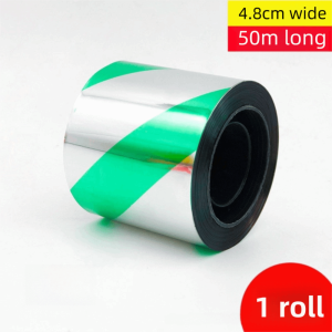 LUSIT 50M/100M/300M Flashing Hanging Bird Repellent Ribbon Multipurpose Adhesive-free Anti Bird Tape Creative Double-sided Reflective Bird Scare Tape Small Animals
