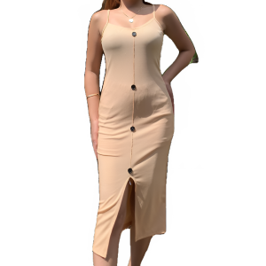 CLOTHINGHUB CREAM TINA DRESS