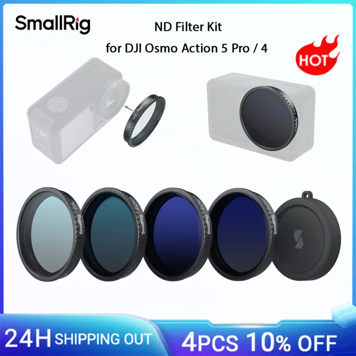 Small Rig 5411 Smallrig ND Filter Kit For DJI Osmo Action 5 Pro / 4 With FS ND8/16/32 ...