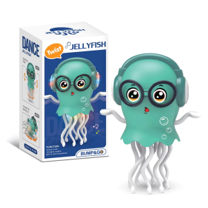 [SG Ready Stock]Electric Dancing Jellyfish Octopus Toy Plastic with LED Lights&Music Interactive Toy for Baby Kids