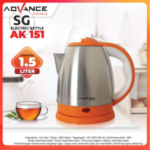 ADVANCE ELECTRIC KETTLE /KETEL LISTRIK AK-151 / AK-181 / AK-182 / AK-184 / AK-185