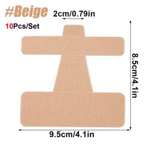 Buzesty 10Pcs Precut Kinesiology Tape Bunion Corrector & Relief Big Toe Support and Pain Relief Breathable Hypoallergenic Latex-Free Tape