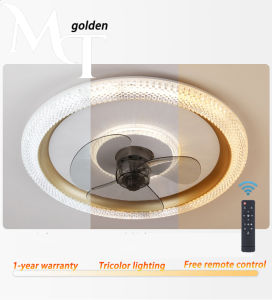 Led Modern Ceiling Fan Bedroom Dining Room Fan Lamp. Fan With Light Ceiling