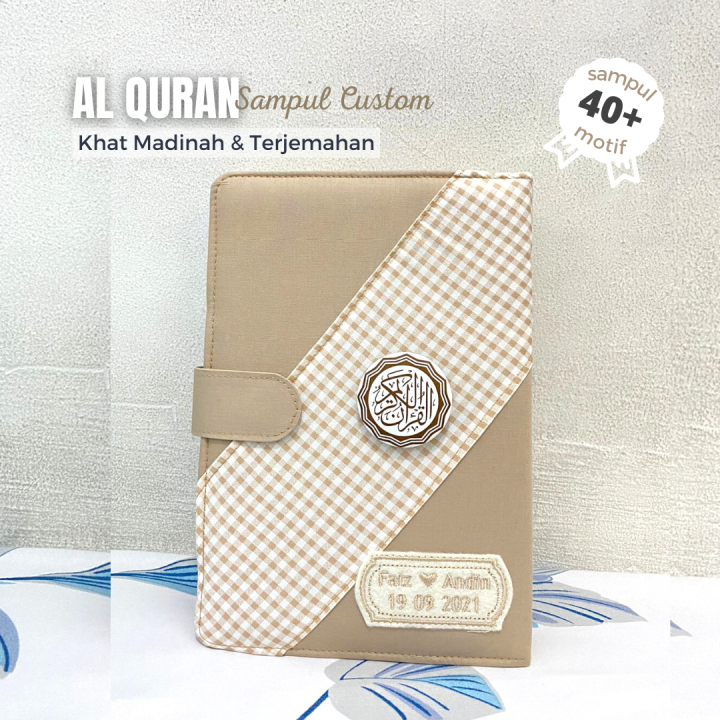 Al Quran Khat Standar Madinah Terjemahan Alquran Sampul Custom Bordir