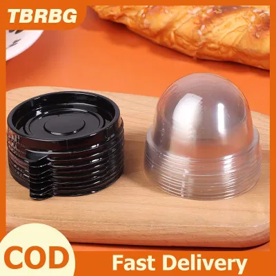 TBRBG 10pcs rõ ràng nhựa Mini Cupcake hộp Muffin Pod Dome Muffin container hộp cho đám cưới sinh nhật món tráng miệng Baking trang trí