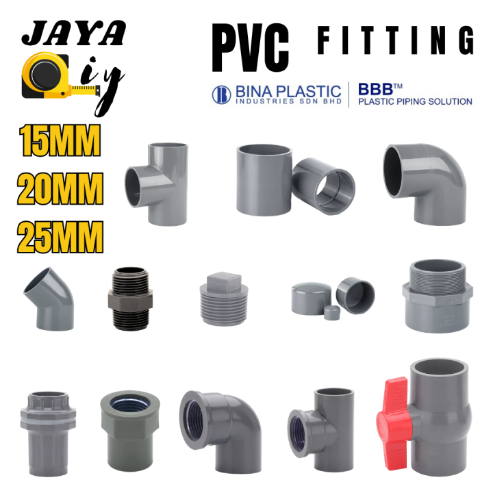 Pvc Fitting Paip Pvc Pipe Connector Socket Elbow Tee Valve Socket Plug