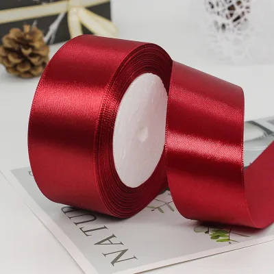 2.5cm 4cm ribbon satin ribbon decorative ribbon gift packaging Ribbons roll 25Yards/Roll