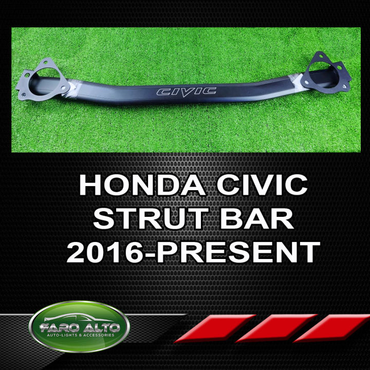 Honda Civic FC Strut Bar Black 2016 to Present Lazada PH