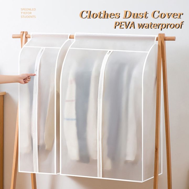 3D Zipper Dust Clothes Cover Clothes Storage Wardrobe Suit Bags