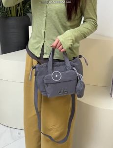 Túi Tote Dây Rút ALO Nữ Kèm Túi Đựng Tiền XuTúi Xách Nylon Nhẹ Túi Đeo Vai Thường Ngày Nhiều Màu