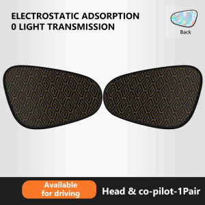 กระจกบังแดดรถยนต์ SEAMETAL ป้องกันแสงแดดพับได้ด้านหลังหน้าต่างด้านหน้าที่คลุมกันแดดความร้อนการป้องกันแสงแดด