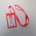 ID Card Holder Larnyard Portarit Name Tag Gantung Plus Tali. 