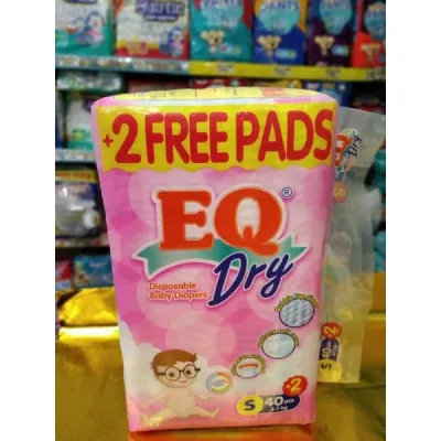 EQ Dry Tape Diaper small 40pcs