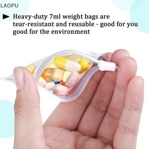 🎉【Low price】🎉LAOPU 5pcs Pouch Bags Zippered Pouch Reusable Clear Bags Self Sealing Travel Organizer Storage
