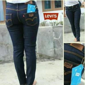 Celana panjang wanita stret pensil/Celana panjang jeans wanita hitam Jumbo Big size