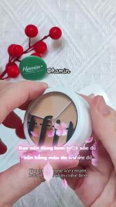 Bảng triệt sắc Tfit che khuyết điểm cho mắt quầng thâm - Chất kem mịn rất dễ tán gồm 3 ô màu cam cá hồi tùy tông da mà các bạn lựa chọn nha. Hộp kem nhỏ gọn tiện mang theo mọi nơi thiết kế hộp nhựa xinh xắn đẹp lắm.