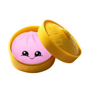 ⭐Glitter Dumpling Squishy Toy Siopao Squishy Toy Dumpling-Shaped Dumpling Squishes Giant Rainbow Glittering Bun Sensory Balls For Relax Cute Soft Squishy Toy Adults Kids Stress Relief Squishy Toy