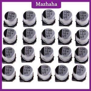 Mazhaha 20 pcs SMD Electrolytic Capacitors พร้อมข้อมูลจำเพาะของ6*5mm 16V 100uF