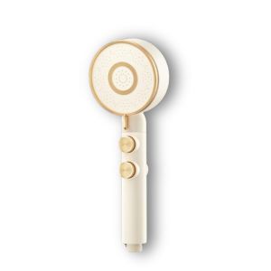 🔥ถูกที่สุด🔥 มาดามก๊อก ฝักบัวปรับได้5ระดับ น้ำแรงและนุ่ม แรงดันสูง หยุดน้ําแบบปุ่มเดียว มี 2 สี MA-F-040