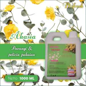 DISFRESH Parfum Loundry Pewangi Pelicin Setrika Pakaian 1 Liter 3 in 1 Wangi Tahan Lama Anti Jamur Pink Blue Bakteri