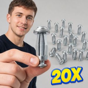 Petal Rivet Lock Nuts With Screws Iron Zinc Hollow Wall Jack Nuts Bolt Auto Home Repair Parts M4 M5 M6 M8