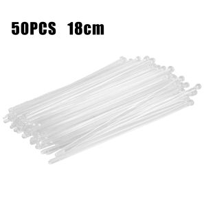 50pcs Clear Coffee Stirrer Rod Cocktail Paddle Drink Bar Stirrers Ball Head Plastic Swizzle Stick 18cm
