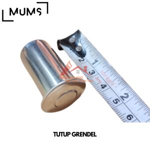 BANGUN JAYA - Tutup Lubang Grendel Tanam "C" Stainless Cover Flush Bolt Penahan Debu