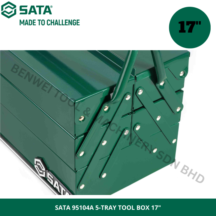 SATA%2095104A%205-TRAY%20TOOL%20BOX%2017"%20/%20METAL%20TOOL%20BOX%20430%20X%20200%20X%20200%20MM%20/%205%20TRAY%20CANTILEVER%20TOOL%20BOX%20-%20Image%204