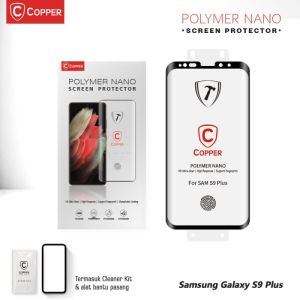 Anti Gores Elastis Polymer Nano Untuk Samsung S9 Plus ( Brand: COPPERINDO )