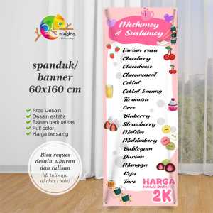 Cetak Spanduk Banner Mochimoy Dan Sushimoy