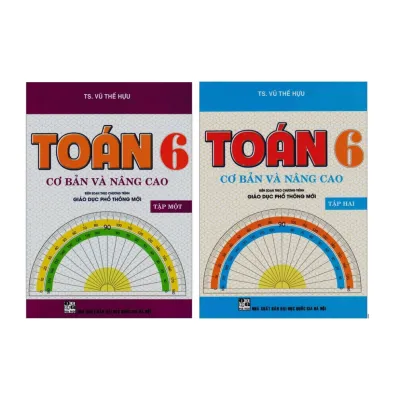Sách - Combo Toán Cơ Bản Và Nâng Cao Lớp 6 (Tập 1+Tập 2) - Biên Soạn Theo Chương Trình Giáo Dục Phổ Thông Mới