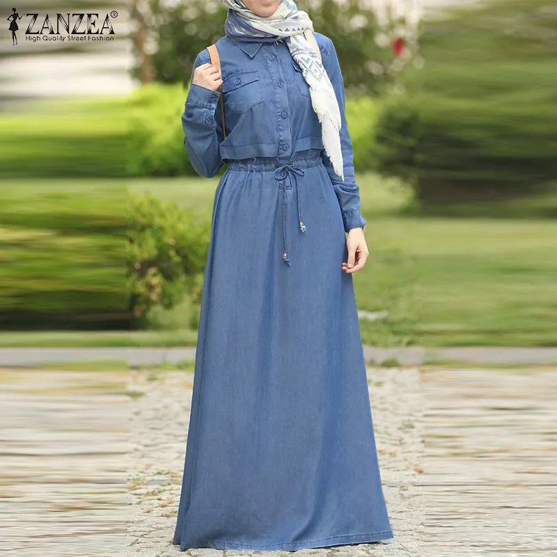 Dress shop denim muslimah