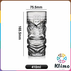 Klimo Creative Wine Glass Juice Cocktail Beer Cup For Restaurant/Bar/Home Cups 410ml