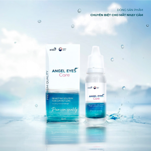 Nước nhỏ mắt lens Angel Eyes Care 15ml / Nhỏ mắt kính áp tròng cao cấp cho mắt nhạy cảm