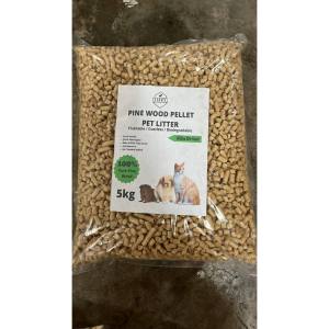 Kiln Dried Wood Pine Pellet for Pet Litter (not feed ) 10Kg/20L
