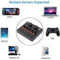 Popcorn Microphone V8 Sound Card  Set Original Livestream Full Set with Adjustable Bracket for  Studio Online Broadcasting. 