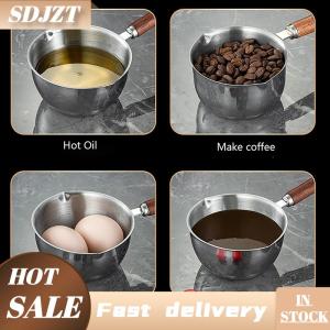 SDJZT Dài Xử Lý Sáp Nóng Chảy Nồi Thép Không Gỉ Tự Làm Thơm Nến Xà Phòng Sô Cô La Bơ Handmade Xà Phòng Jug Nước Nóng Cà Phê Sữa
