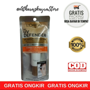 SALE ! Loreal UV Defender Serum Protector Sunscreen Correct & Proteck SPF 50+ PA+++ 15 ml / Sunscreen Loreal