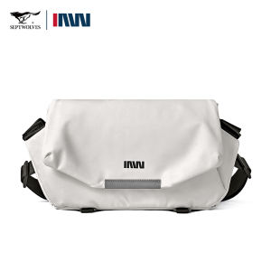 SEPTWOLVES phản quang mens Túi Đeo Vai Đeo Chéo đi xe đạp Rider không thấm nước iPad Mini ngăn lật Bìa Messenger mens túi bên slingbag cho thể thao ngoài trời đường phố giản dị