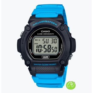 [CASIO W-219H/HC/HB SERIES]SPORT RUBBER STRAP DIGITAL MEN WATCH