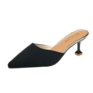 [Free Shipping] WomenS Sandals New Summer Styles Fashionable And Versatile High-Heeled Sandals WomenS Outdoor Mid-Heel Sandals