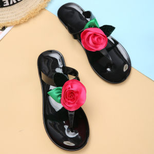 MANXIXI Dép Xỏ Ngón Nữ Thời Trang Dép Bệt Thạch Hoa Hồng Đẹp Phong Cách Bohemian (Cỡ 36-41)