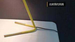 Nordic Office Lamp Adjustable Height Table Lamp Wood Bedroom Lamp