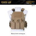 เสื้อเกราะ FCPC V5 Tactical Vest ( Wosport ) วัสดุผ้า Cordura 500D มาพร้อมซองแม็ก 5.56 ด้วยกัน 3 ช่อง. 