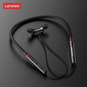 Lenovo HE05X HIFI Stereo Headset Bluetooth 5.0 Wireless Headset Magnetic Neckband Earphone IPX5 Waterproof Sports Earbuds with Noise Cancelling Microphone. Original 100%