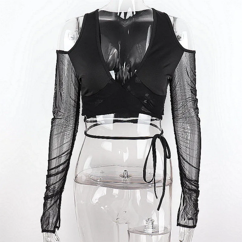 Styling a black mesh long sleeve 💖🖤 #fashion #summerfashion #altfash