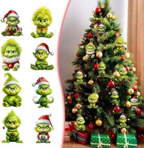 ตกแต่ง คริสต์มาส จี้ตกแต่ง ปลอดภัยและเป็นมิตรกับสิ่งแวดล้อม ง่ายต่อการเก็บและติดตั้ง สร้างบรรยากาศอันอบอุ่น