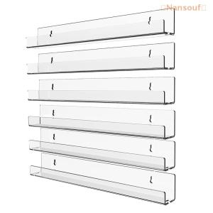 🎀【Special price】🎀Nansouf🎀 ที่แขวนติดผนังอะคริลิคยาทาเล็บขาตั้งใสชั้นจัดของตกแต่งร้านยาทาเล็บ