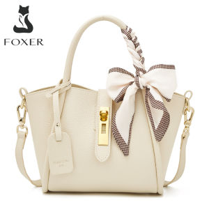 FOXER Women Leather Crossbody Bag กระเป๋าสะพายสไตล์เกาหลี